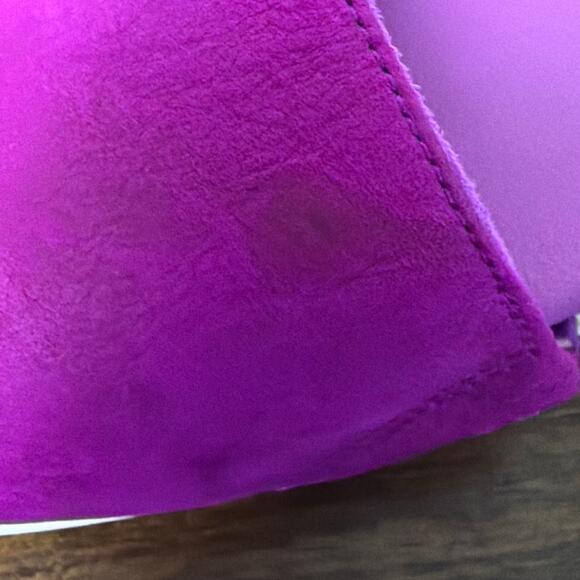 Vionic Slip On Sandals Val Nubuck Leather Orchid SZ 7 Comfort Orthotic Normcore - Picture 6 of 7